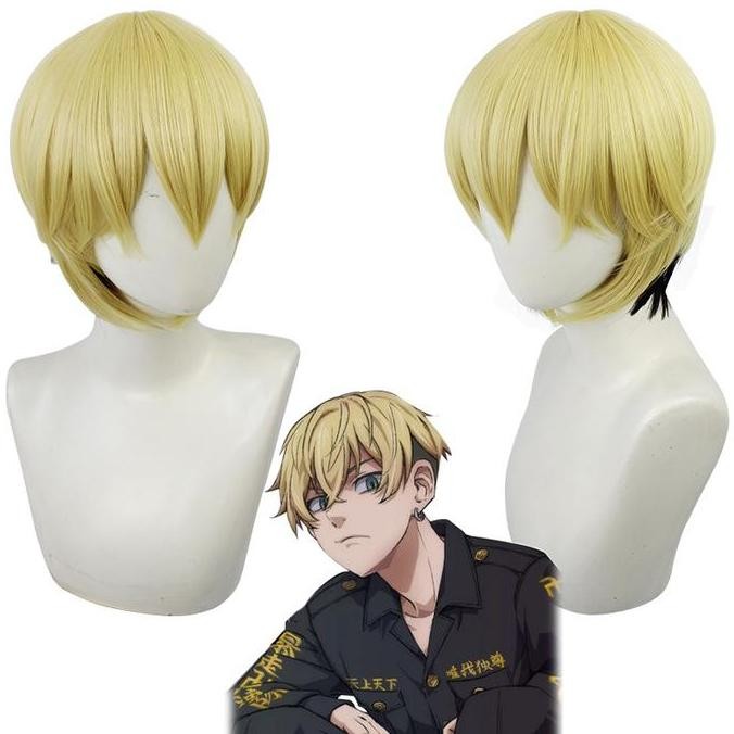 ''Terlaris" Lol-87 Wig Chifuyu Matsuno Tokyo Revengers Rambut Palsu Cosplay Murah