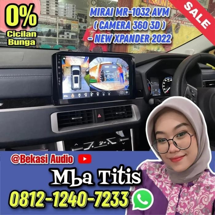 PROMO DOUBLEDIN MIRAI MR-1032 AVM ( CAMERA 360 ) OEM NEW XPANDER 2021 UP