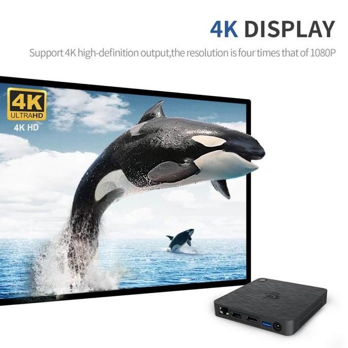 Beelink T4 Pro 4/64Gb Mini Pc Intel Celeron N3350 Dual 4K Windows 10 New Stok