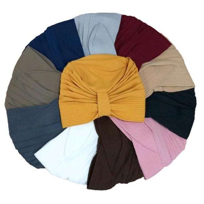 TOPI TURBAN INSTAN MODEL PET SILANG CANTIK BAHAN KAOS WAFFEL TEBAL DAN NYAMAN DI PAKAI UNTUK SEHARI-