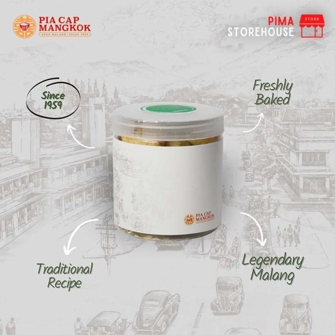 

(Allthebest) Pia Mangkok Mini Bites Asli Malang Toples Bulat