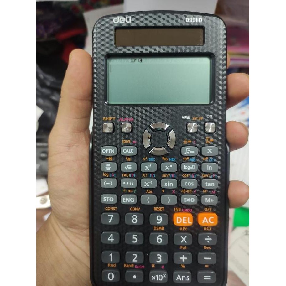 

Kalkulator Scientific Deli Cd 991 Id Kalkulator Ilmiah 552 Fungsi Co