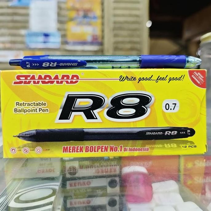 

Pen / Ballpoint R8 Standard (1 pak / 12 Pcs)