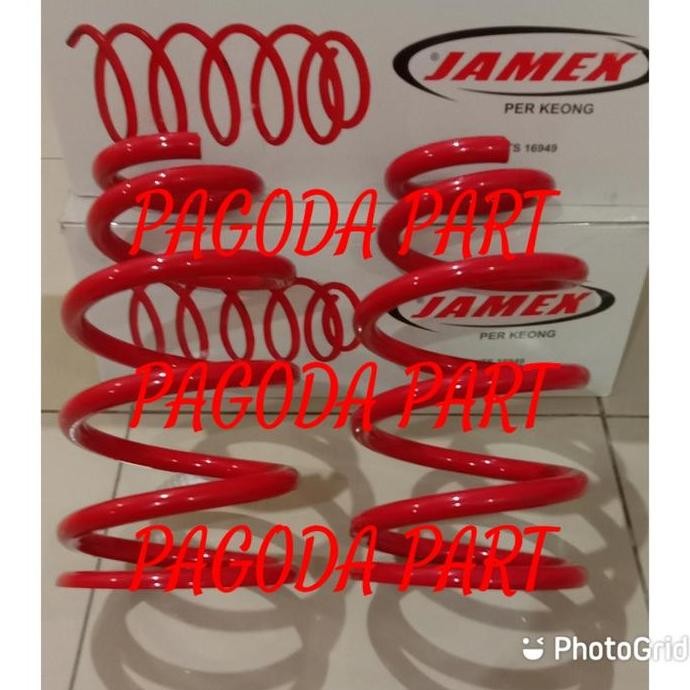 PER CEPER LOWERING SPRING JAMEX TOYOTA INNOVA OLD / REBORN DIESEL 2PCS ORIGINAL DAN TERPERCAYA