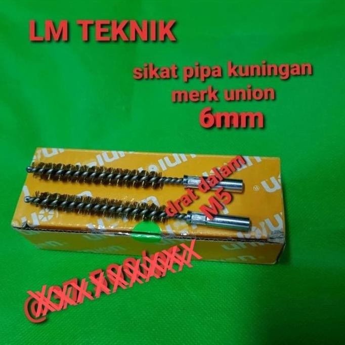SIKAT PIPA KUNINGAN 6MM / UNION SIKAT PIPA