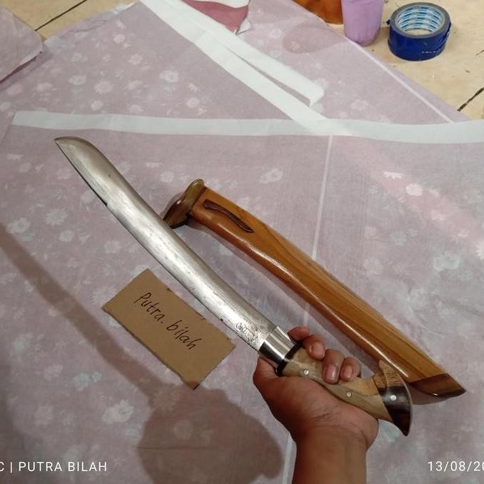 TERBARU GOLOK BENDO LAMPUNG  PEMOTONG KAYU KOKOH ASLI BAJA