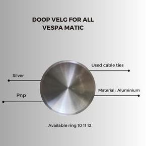Doop Velg / Wheel Dop Ring 10, 11, 12 for Vespa Matic