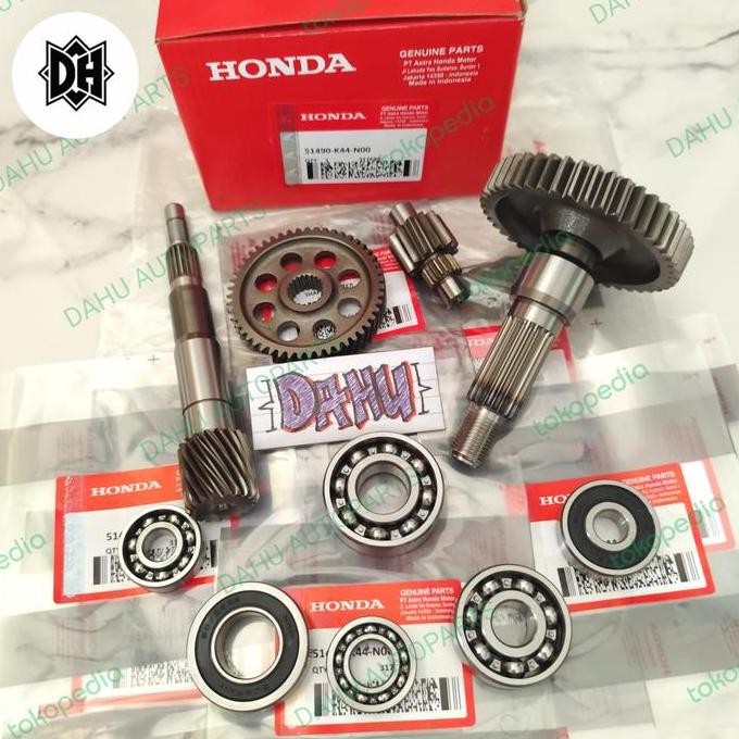 GIGI RASIO SET+BEARING HONDA BEAT ESP SCOOPY ESP VARIO 110 ESP K44