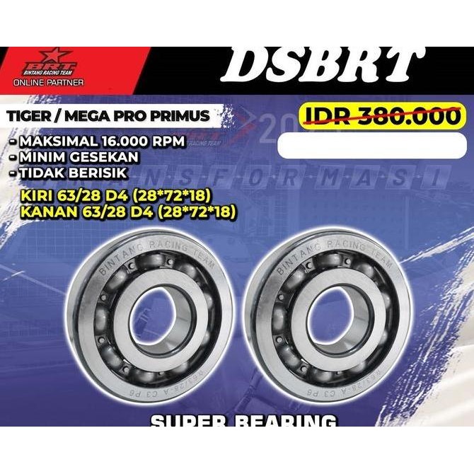 Bearing Laher Kruk As BRT TIGER GL PRO MEGAPRO LAMA PRIMUS