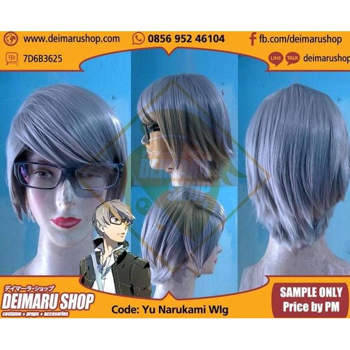 Rambut Kostum Wig Yu Narukami Megami Tensai