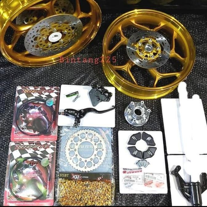 VELG R15 V3 lebar triple disk VELG R15 V3 double disk depan