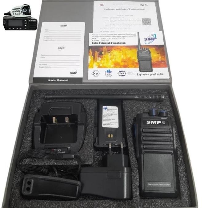 HT SMP DMEX700 HT EXPLOSION PROOF HT GASSPROOF WATERPROOF UHF 400-470MHZ murah