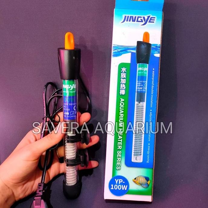 Heater Jingye 100 watt / 25cm / Pemanas Air Aquarium Ayo Beli