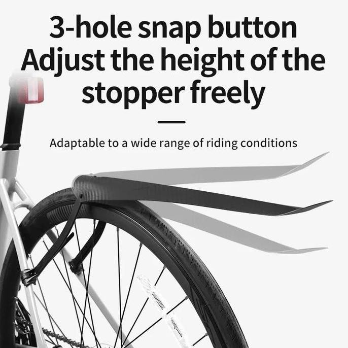 TERMURAH - Bike Fender Spakbor Wing Mudguard Ass Saver Lightweight Sepeda Roadbike MTB Gravel