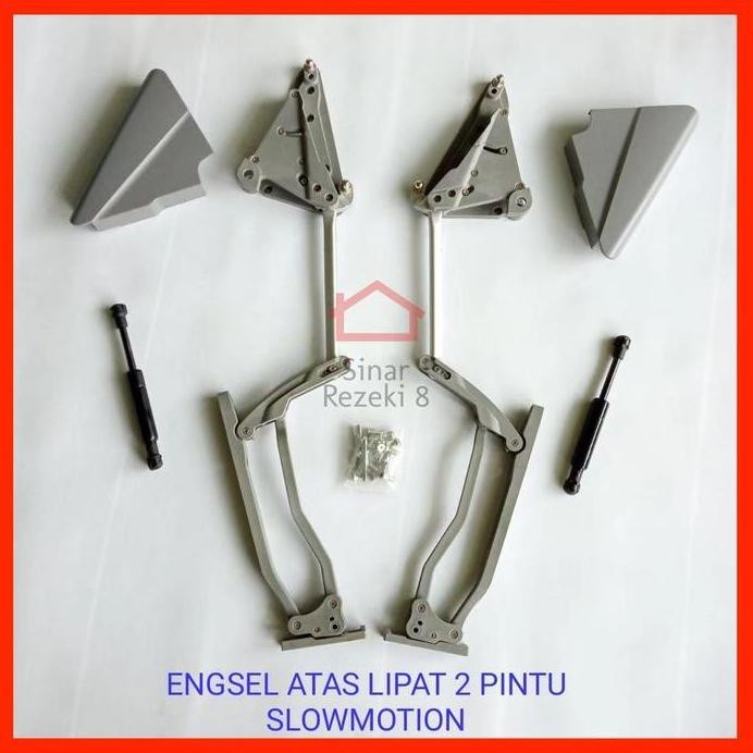 Engsel Lift Up Hidrolik Slow Motion Pintu Lemari Kitchen Door Lifter