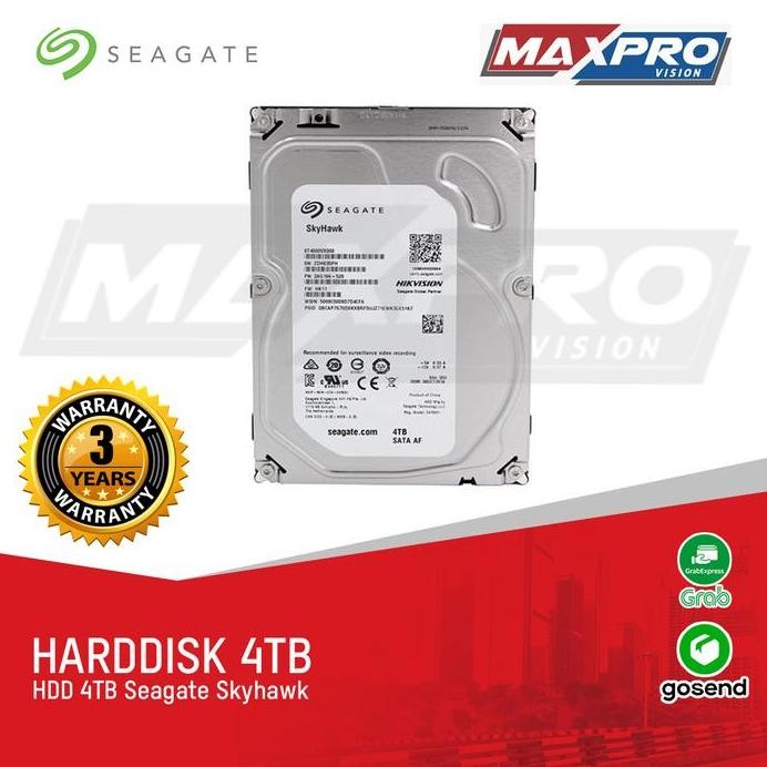 ready HDD SEAGATE SKYHAWK 4TB HARDDISK