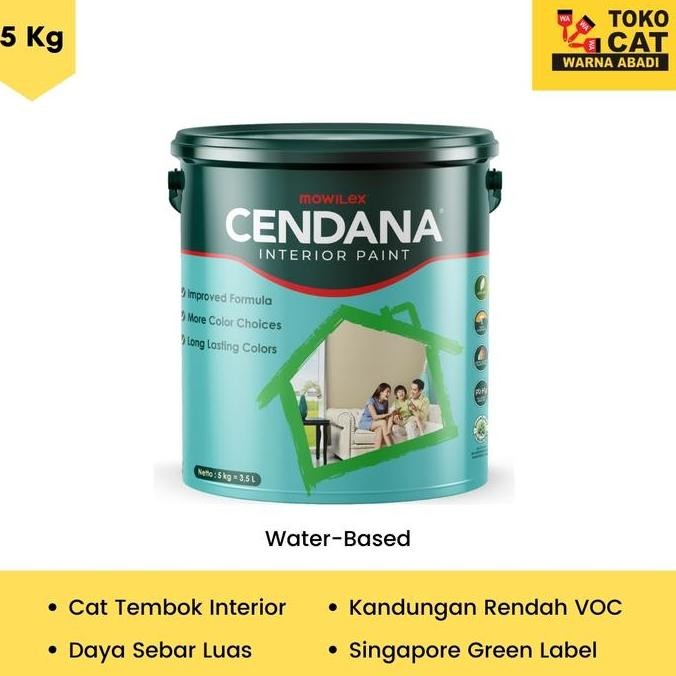 TERMURAH - Cat Tembok Cendana Mowilex 5 Kg