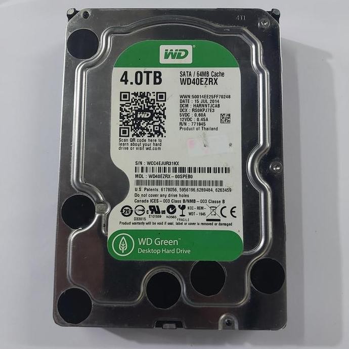 ready Hard Disk 4Tb WD 3.5inch Sata Second ORI - Hdd 3Tb - Hardisk 2Tb -Harddisk 1TB Western Digital