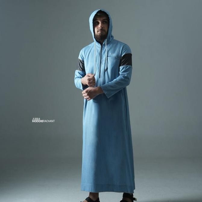 baru  New Jubah Hoodie Samase Premium Material | Jubah Gamis Pria Hoodie Lengan Panjang | Jubba Sama