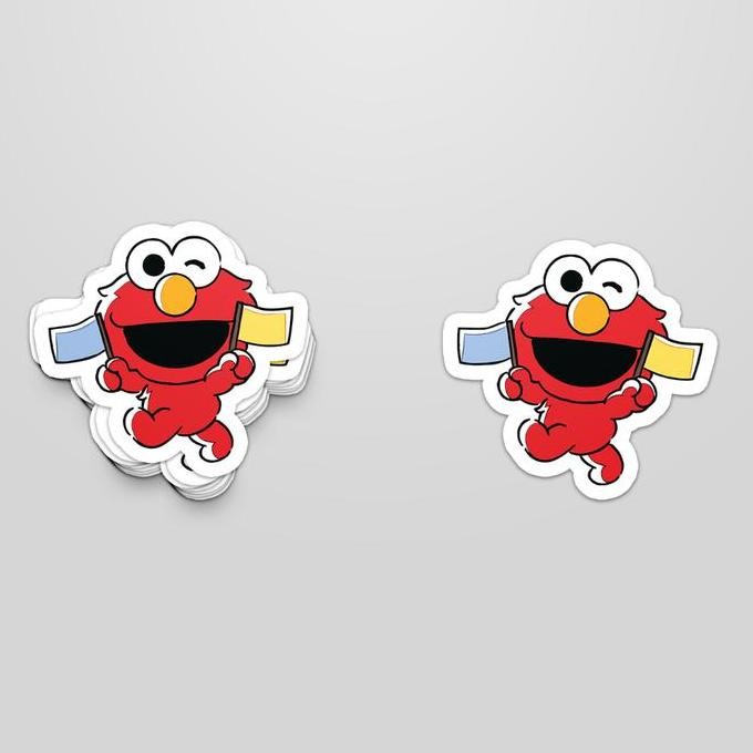 

restock !!! STICKER PACK SESAME STREET | STICKER TUMBLER | STIKER LAPTOP KOPER HELM
