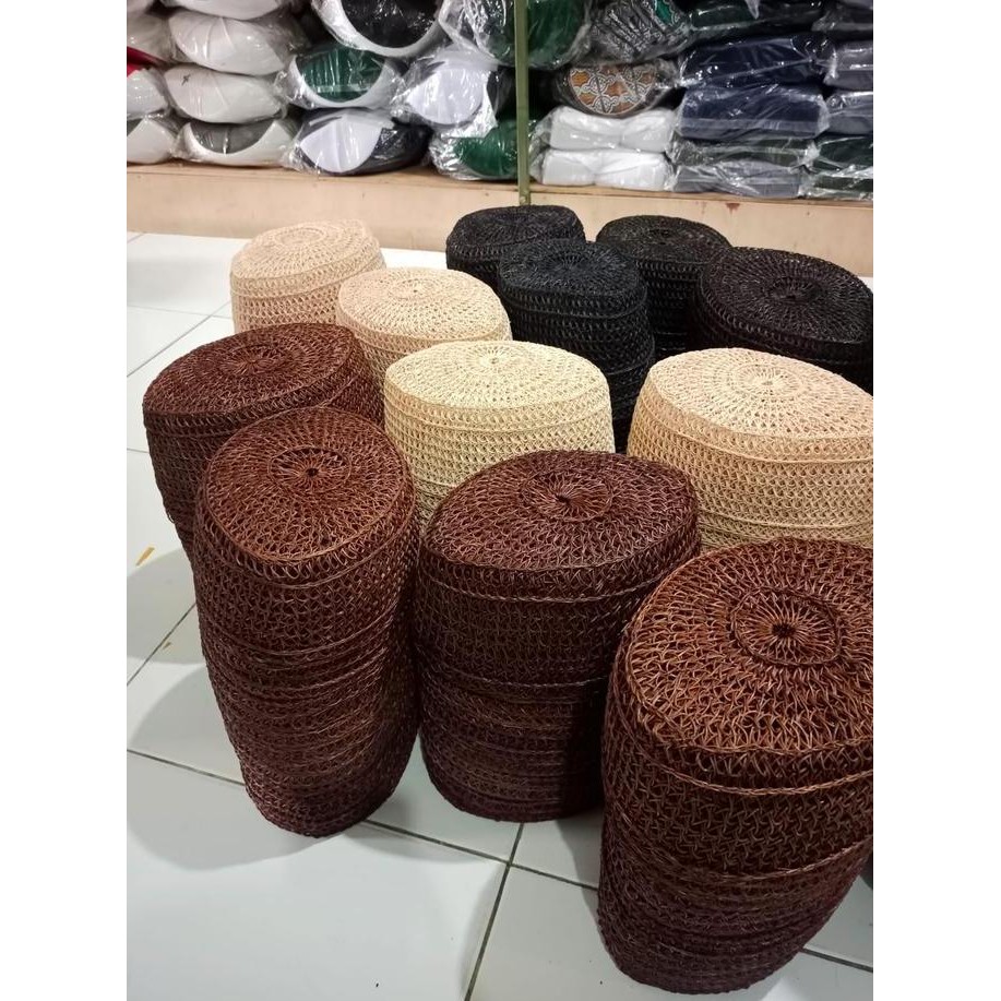 baru  Peci rotan songkok gorontalo Peci Habib Bahar Bahar Rotan