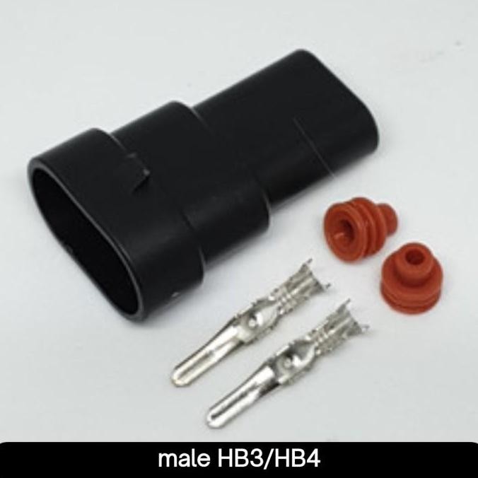 soket HB3/HB male.harga per 500 set