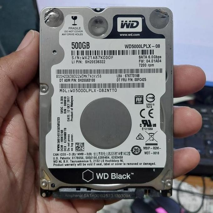 ready hdd 500gb laptop wd black murah hardisk 500gb wd black 7200rpm sata