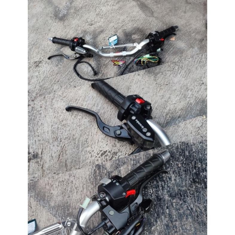 paket stang day copy daytona set holder kanan ksr kiri vixion master rem oval