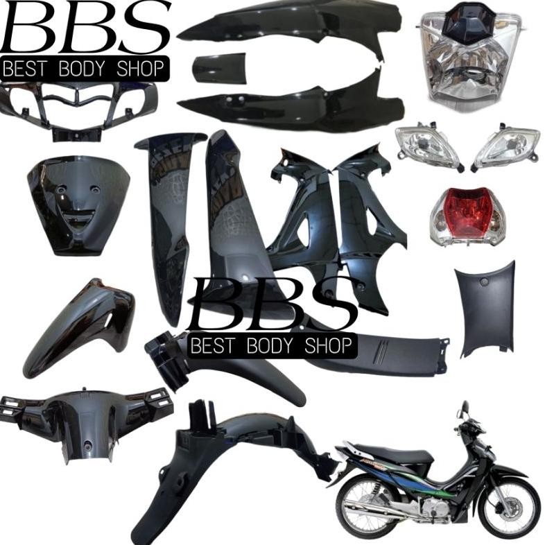 Full Cover Body Honda Karisma 125 D / X | Full Set Bodi Karisma 125 D/X rna Hitam / Biru / Silver