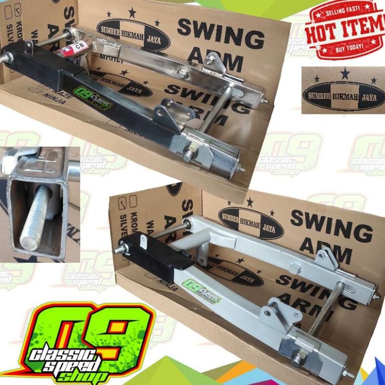 Swing Arem Arm Kaze SHJ Super Tebal persis ori full Set pnp CB GL Pro GL100 Krom & Silver