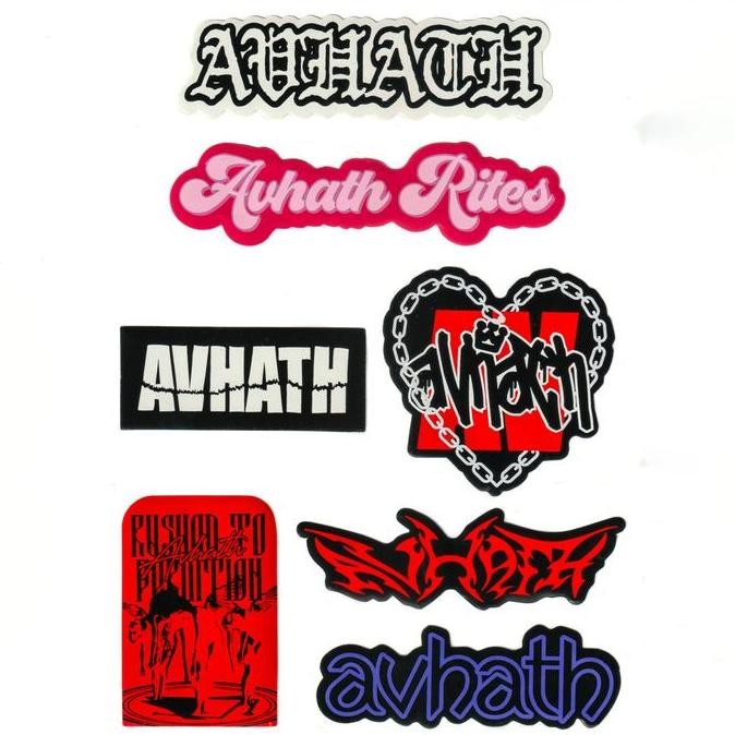 

restock !!! AVHATH - SET OF 7 STICKERS