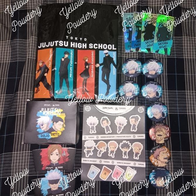 restock  JUJUTSU KAISEN X TOMORO COFFEE LIMITED EDITION CARD SATORU GOJO GETO NOBARA ITADORI YUJI ME