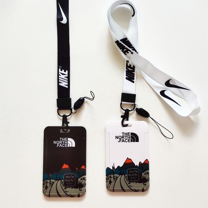 

READY ID Card Holder Name Tag Lanyard / Kalung Wadah Kartu The North Face NEW