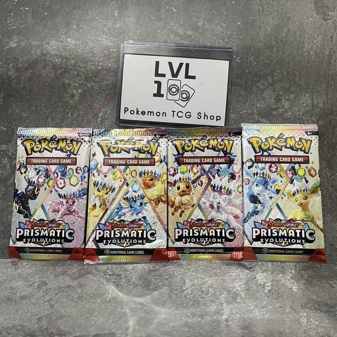 Pokemon Prismatic Evolutions Booster Pack Kartu Pokemon English