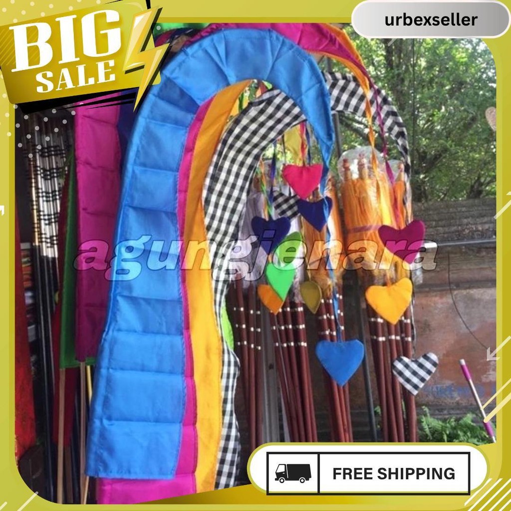 Umbul Umbul Khas Bali 5Meter Meledak