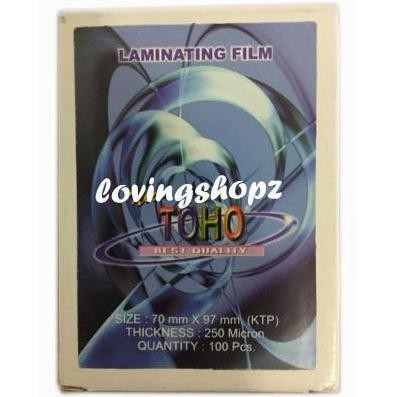 

READY Plastik Laminating KTP 250 micron NEW