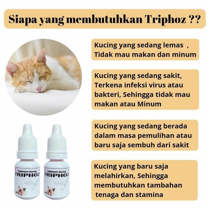 Obat Kucing Sakit Lemas Panleu Calici Triphoz ATP Selenium Vitamin E