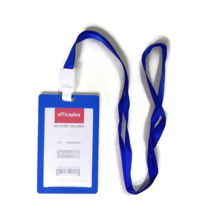 

READY (10 PCS) Tali ID Card - ID Card Holder Nametag / Lanyard ID Card Potrait - Officeplus MURAH NEW