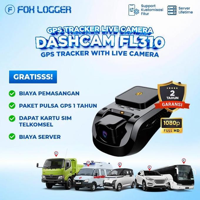 TERLARIS - Fox Logger 310 Gps Tracker Dashcam 4g Mobil