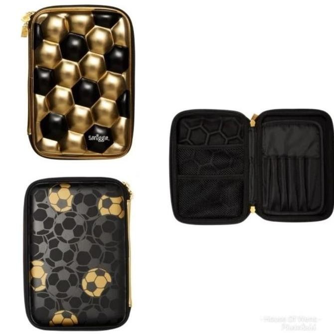 

(RE)Smiggle Gold Hardtop Pencil Case-Kotak Pensil Gold Smiggle-Original Kualitas Original