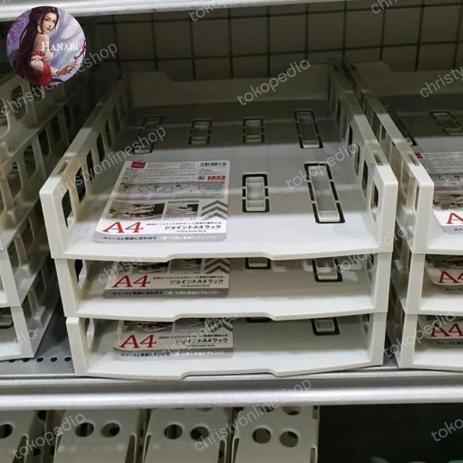 

READY A4 dokumen rack/Document Rack/A4 file rack - Daiso NEW