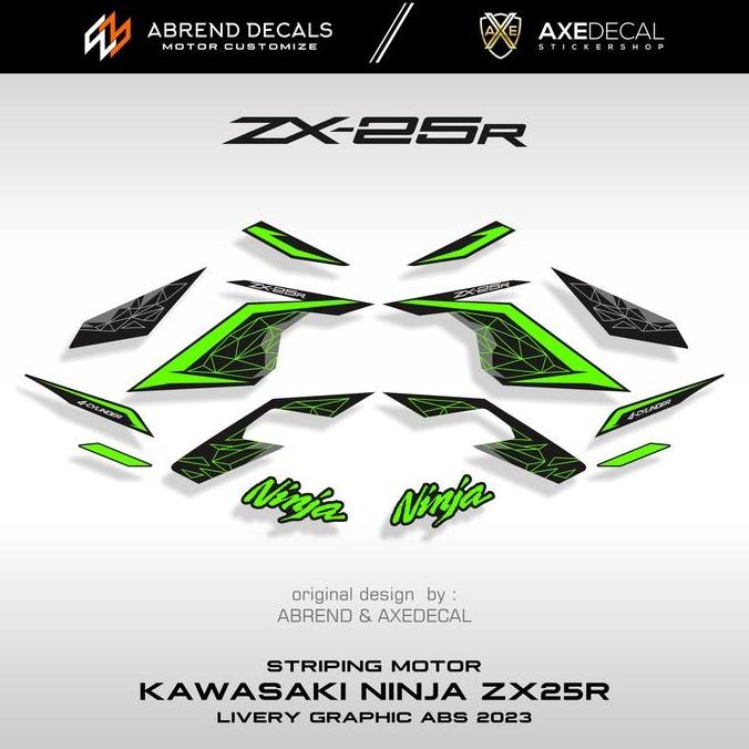 STRIPING ZX25R GRAPHIC ABS  / STIKER MOTOR KAWASAKI NINJA ZX25R