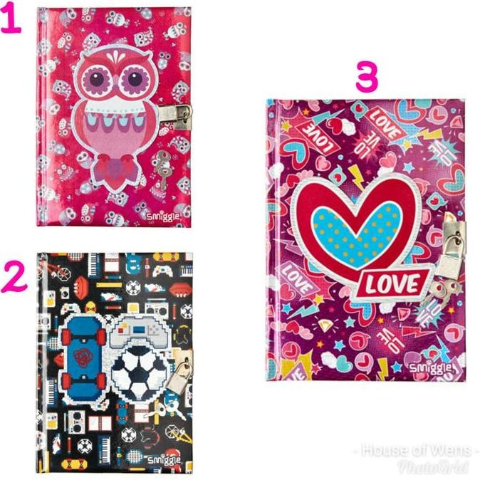 

READY SMIGGLE A5 CHIRPY LOCKABLE NOTEBOOK - DIARY SMIGGLE NEW