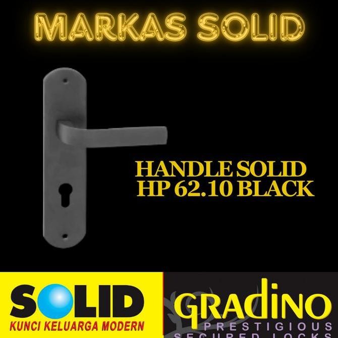 Gagang Pintu/Handle Pintu Hitam Solid Hp 62.10 Black