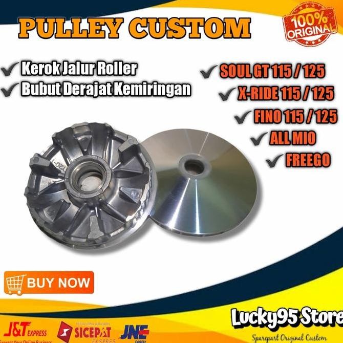 Pulley rumah roller mio sporty mio j mio soul racing custom
