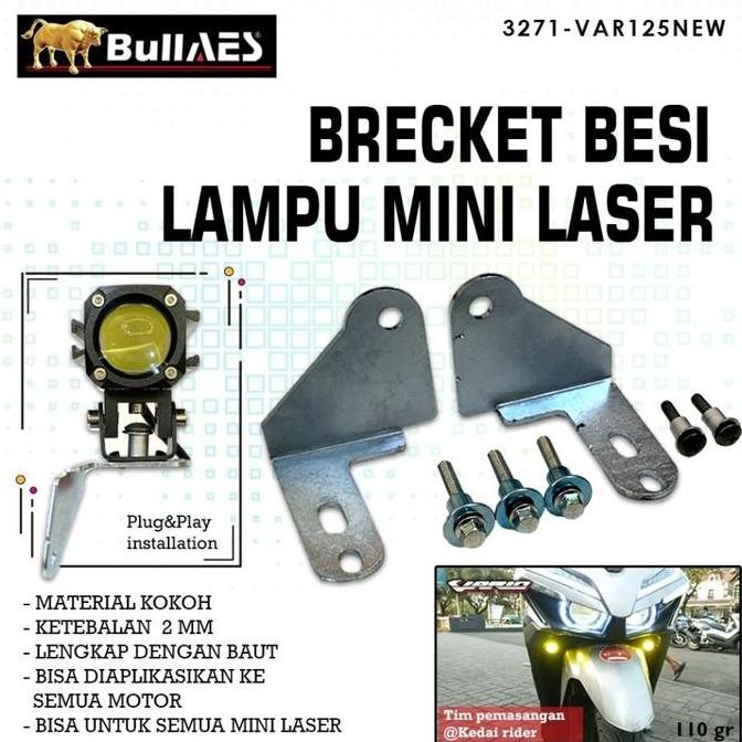 Brecket Lampu Breket Lampu Tembak Mini Laser Sesi Motor VARIO 125 PNP