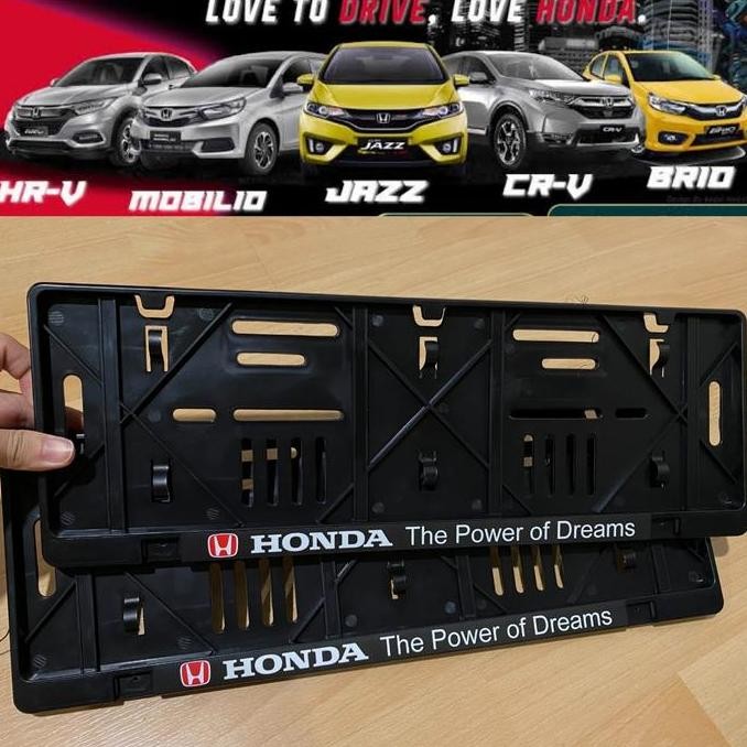 dudukan tempat plat nomor Honda jazz hrv crv civic freed