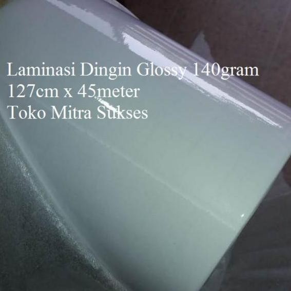 

Laminasi Dingin Glossy 127cm x 45m x 140gram