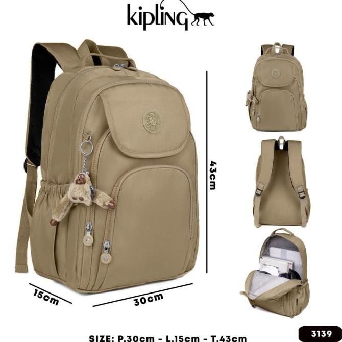 baru Tas Sekolah Ransel Kipling Ukuran Besar - Tas Laptop Backpack