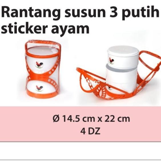 Rantang Ayam / Rantang Ayam Susun 3 Spaylater 0%
